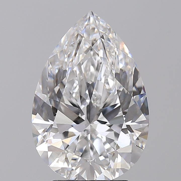 IGI Certified 4.05 ct Pear CVD Lab Grown Diamond E VS1