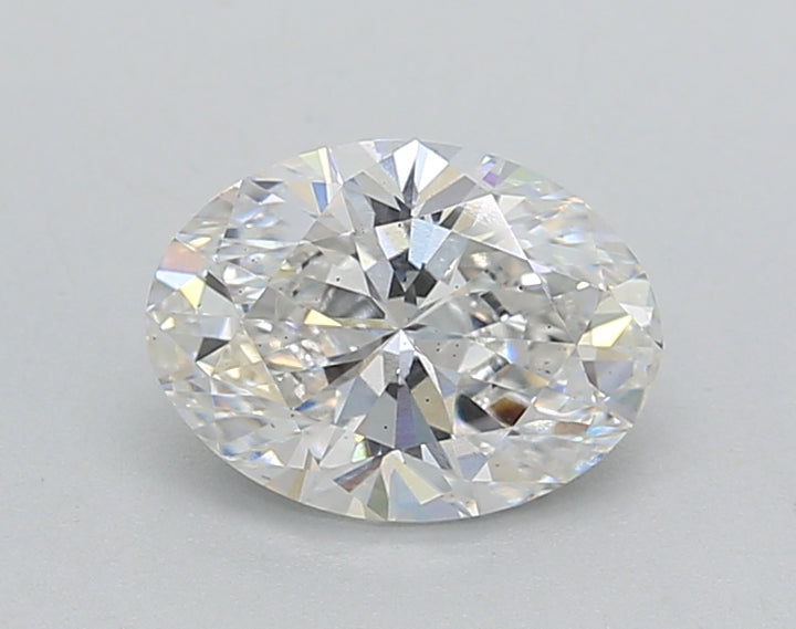 1.03 CT E Color VS2 OVAL CUT Diamond -bold -bold - IGI معتمد