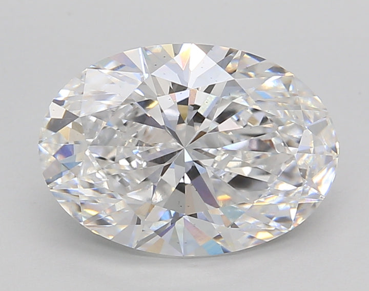 3.02 CT D Color VS2 OVAL CUT PRACKNED Diamond - IGI معتمد