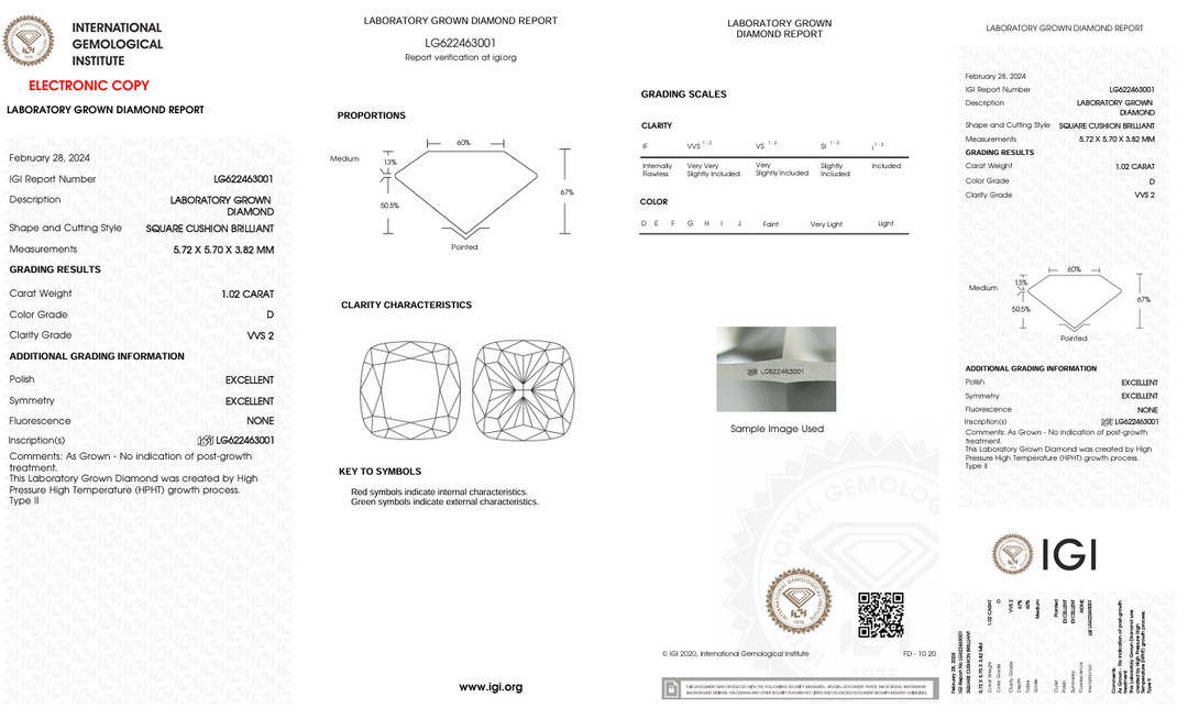 1.02 CT D Farge VVS2 Pute