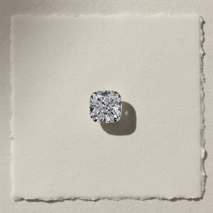 1,02 Karat kissenförmiger, im Labor gezüchteter Diamant, VVS2/D