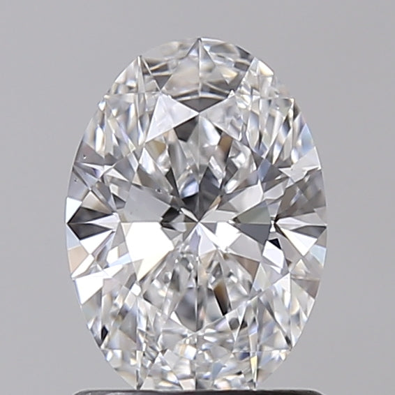 1.04 CT D Farge VS2 Oval Lab -dyrket diamant - GIA -sertifisert