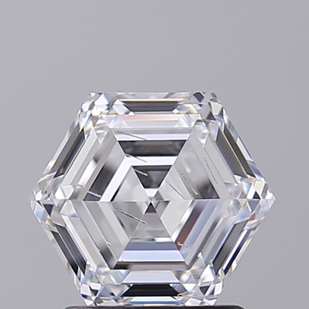 1,55 CT D Color SI2 Hexagonal Cut Lab -вирощений алмаз - сертифікований IGI