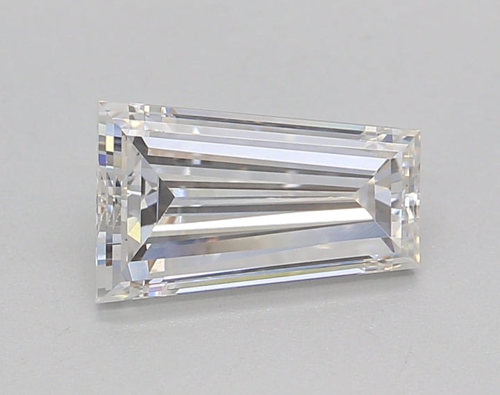 0,91 CT G Färg VS1 avsmalnande baguettskurna labvuxna diamant - Variation Certified