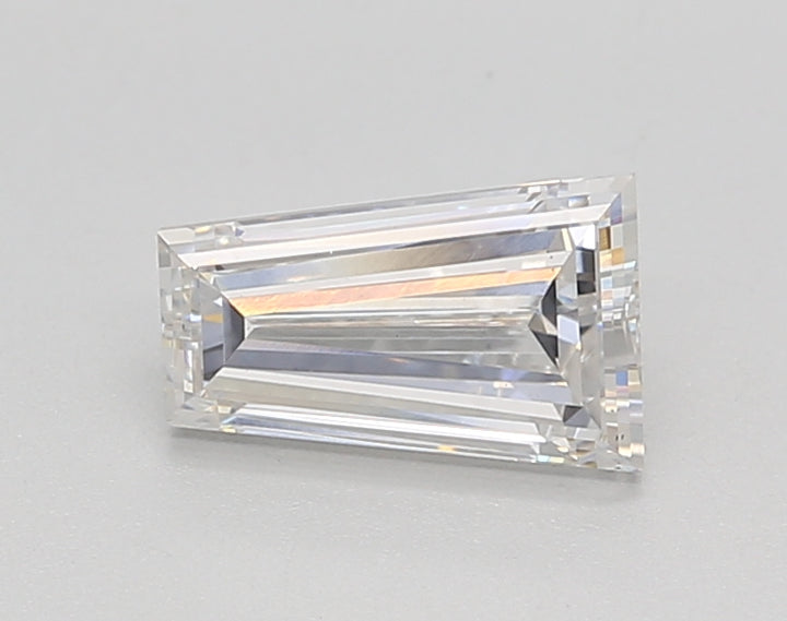 0,87 CT G Färg VS1 avsmalnande baguettskurna labvuxna diamant - Variation Certified