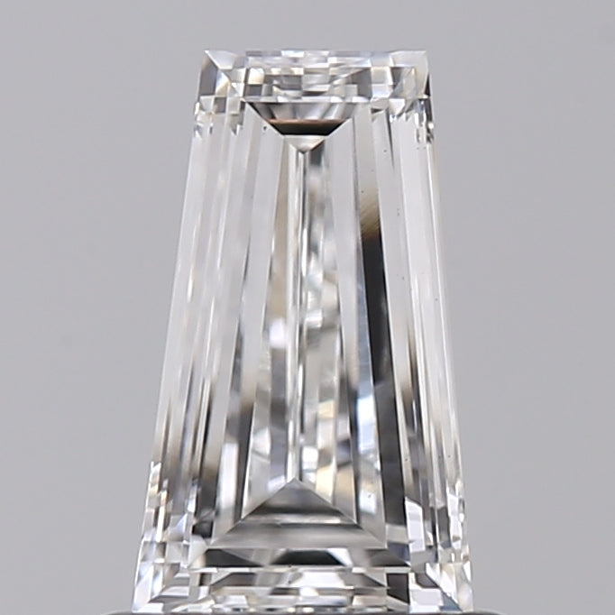 0,81 ct f Farbe VS1 Tapered Baguette Cut Labor gewachsen Diamant - Variation zertifiziert