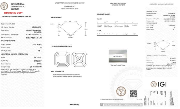 3.03 CT H Renk VS1 SEEMERD KESİM LAB GÜNLÜK DISAME - IGI Sertifikalı