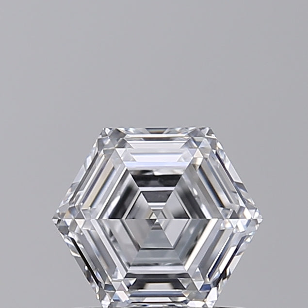 1.1 CT D Färg VS1 Hexagonal Cut Lab -odlad diamant - IGI -certifierad