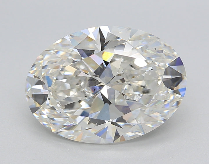 4.02 CT G Color VS2 OVAL CUT PRACKNED Diamond - IGI معتمد