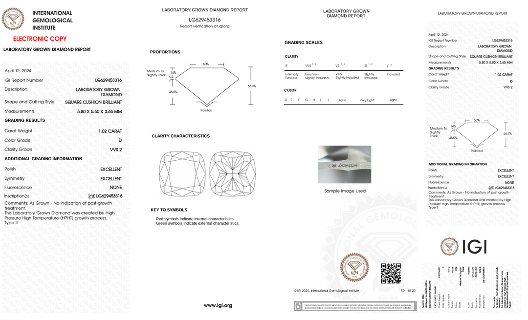 1.02 CT D Farge VVS2 Pute