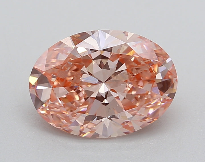 2.47 CT Fancy Fancy Pink Color VS1 Oval Cut Prace Diamond - IGI معتمد