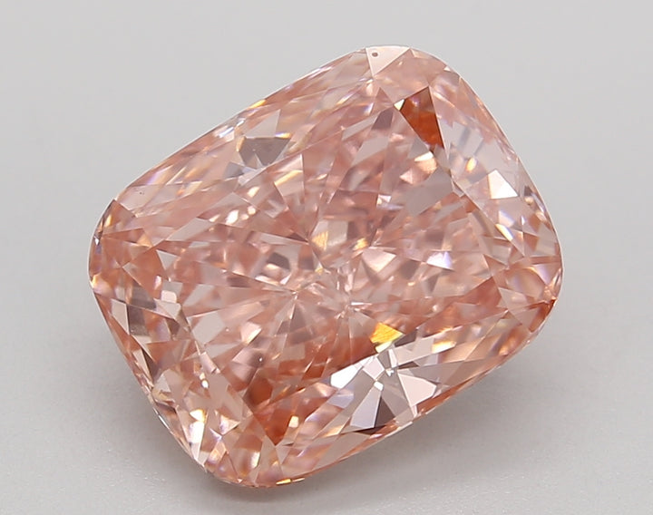 4.22 CT Fancy Fancy Pink Color VS1 Long Cushion Cut Cut Barged -Growning - IGI معتمد