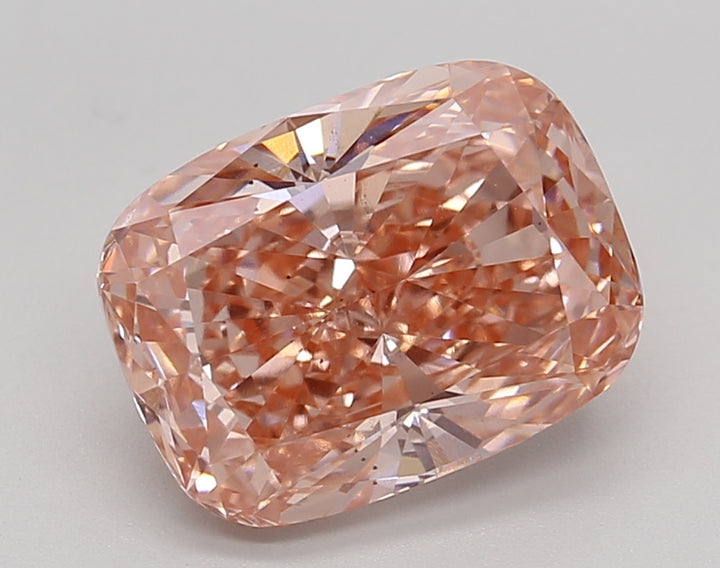 3.24 CT Fancy Fancy Pink Color VS2 CUSHION LONG CUSH CUT MAIRMOND - IGI معتمد