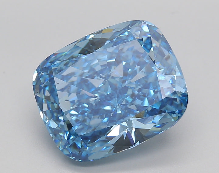 5.14 CT Fancy Fancy Blue Color VS2 Long Cushion Cut Cut -Craded Diamond - IGI معتمد