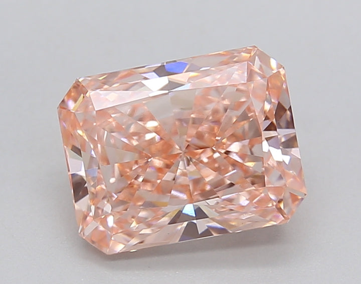 2.59 CT מפואר בצבע ורוד VIVID VS1 CREANIANC CUT DIAMONDED BROUNDON - IGI Certified