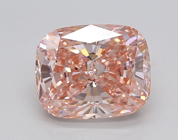 2.77 CT Fancy Fancy Pink Color VS1 Long Cushion Cut Cut -Craded Miamond - IGI معتمد