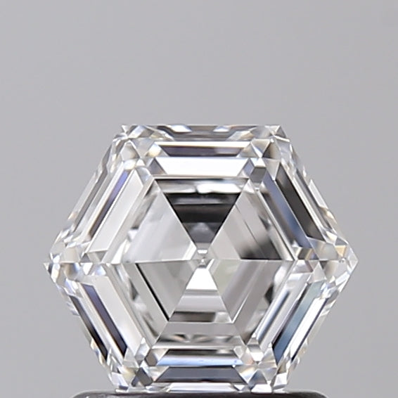 1.05 CT E Färg VS1 Hexagonal Cut Lab -odlad diamant - IGI -certifierad