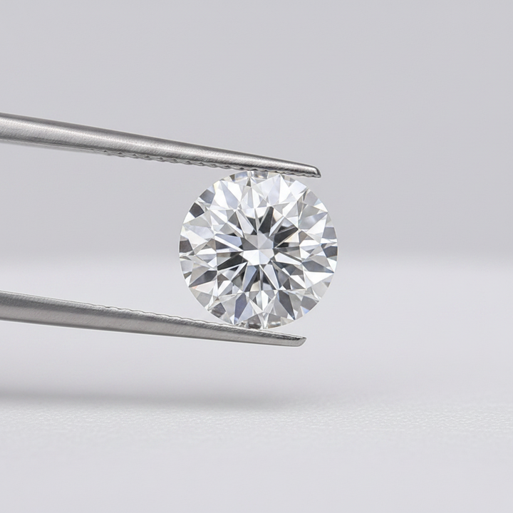 0.30 Carat E VS1 Round Lab Grown Diamond with Excellent Cut IGI Certified