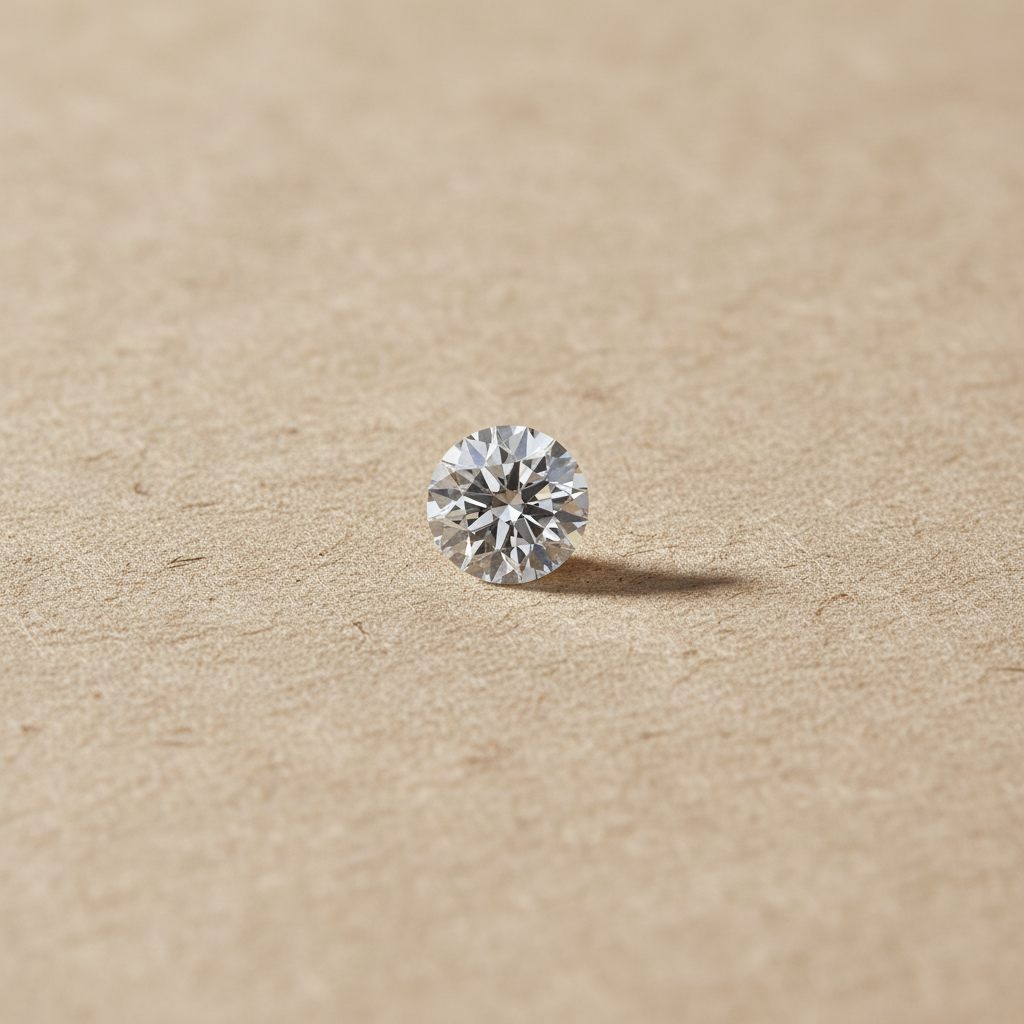 0.30 Carat Round E VS1 HPHT Lab Grown Diamond Excellent Cut IGI Certified