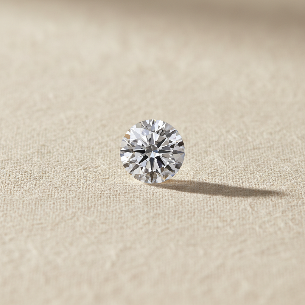 0.30 Carat Round E VVS2 HPHT Lab Grown Diamond Very Good Cut GIA Certified