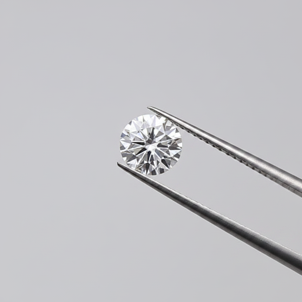 0.30 Carat E VVS2 Round Lab Grown Diamond with Very Good Cut GIA Certified