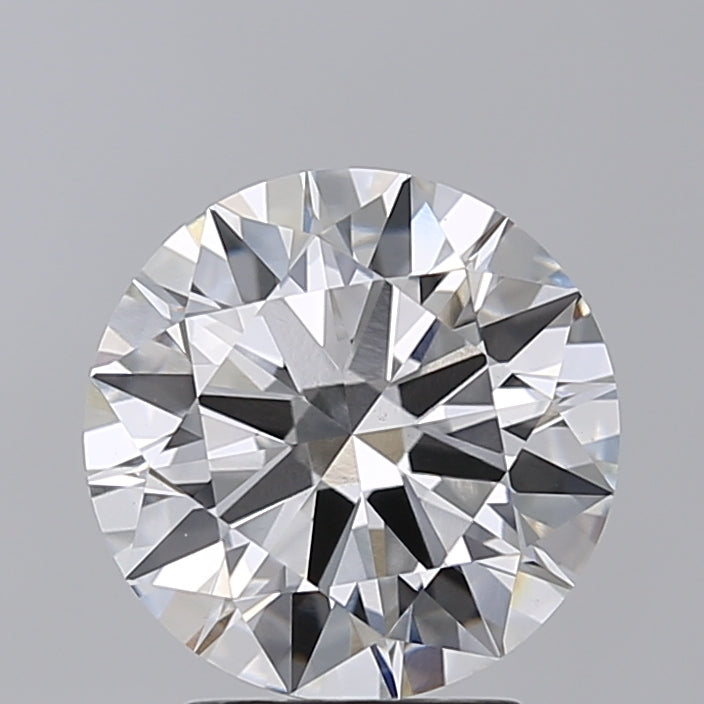 3.09 CT Hカラーvs1ラウンドカットラボで栽培されたダイヤモンド - バリエーション認定