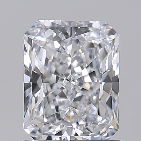 1.01 CT D Color VVS2 Radiant Cut Lab-Grown Diamond - IGI Certified