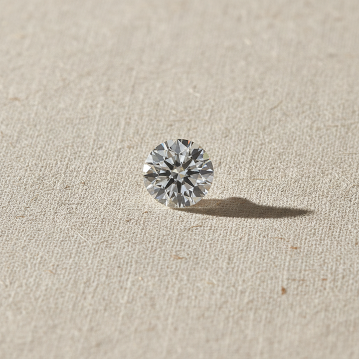 2.84 Carat Round G VVS2 CVD Lab Grown Diamond Ideal Cut IGI Certified