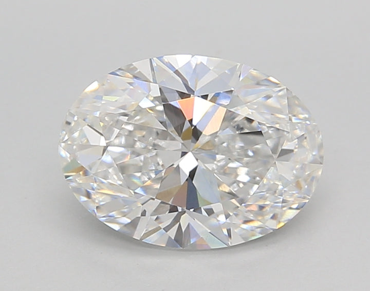 2.01 ct e color VVS2 Oval Cut Back -bold -bulty - IGI معتمد