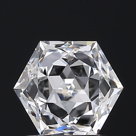 1.53 CT E Färg VS1 Hexagonal Cut Lab -odlad diamant - Variation Certified