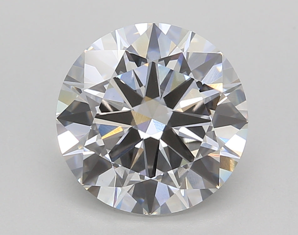 3.01 CT E COLOR VS1 Round Cut Cut -bold -busted - IGI Certified