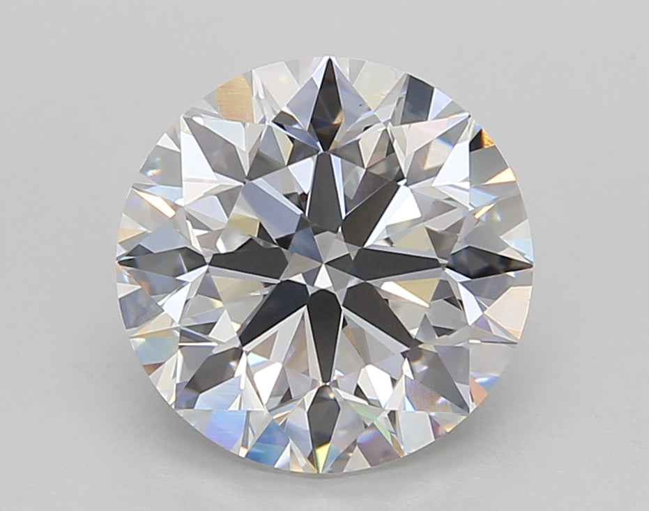 3.02 CT E Color VS1 Round Cut Lab -dyrket diamant - IGI -sertifisert