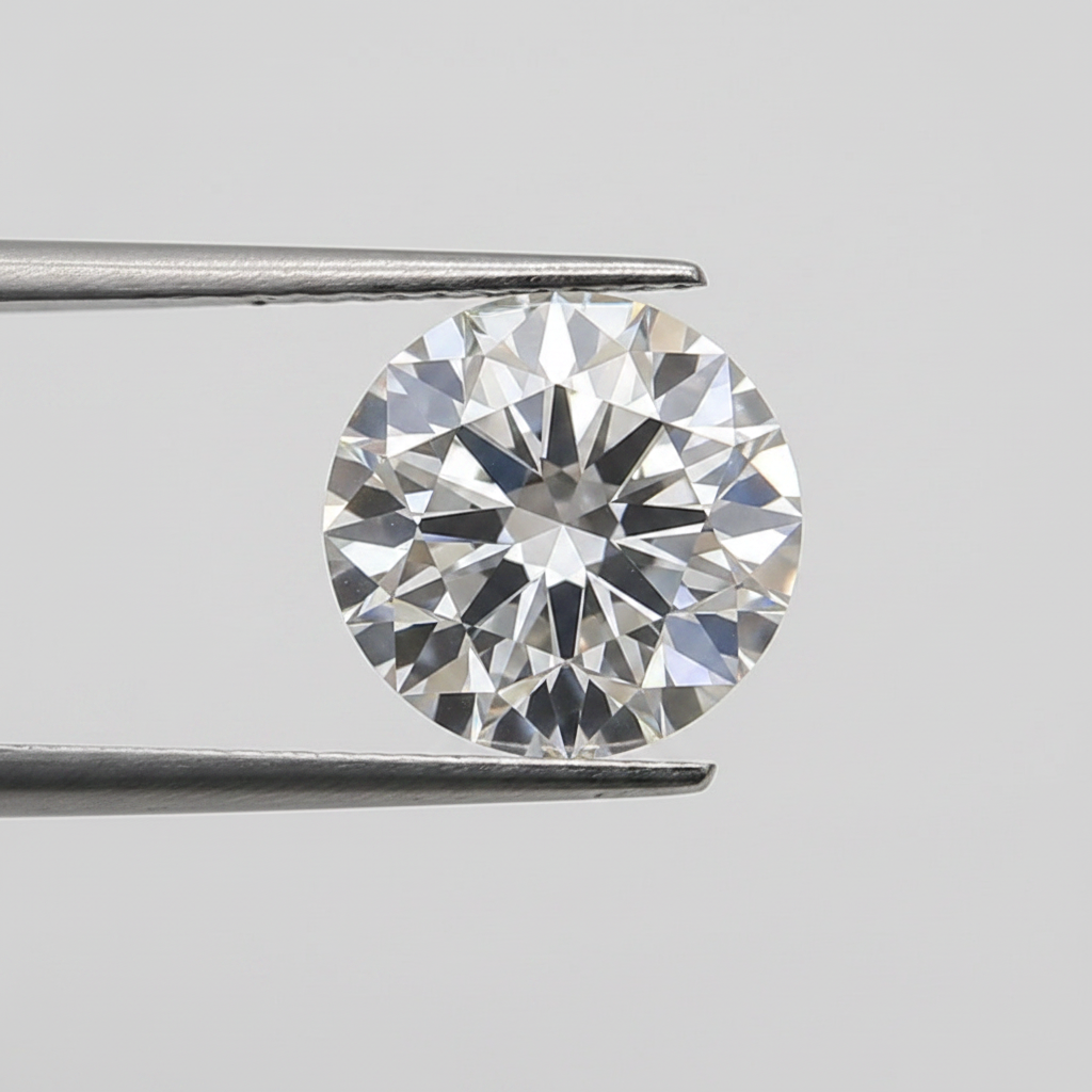 IGI Certified 3.01 Ct F Color VVS2 Round CVD Lab Grown Diamond