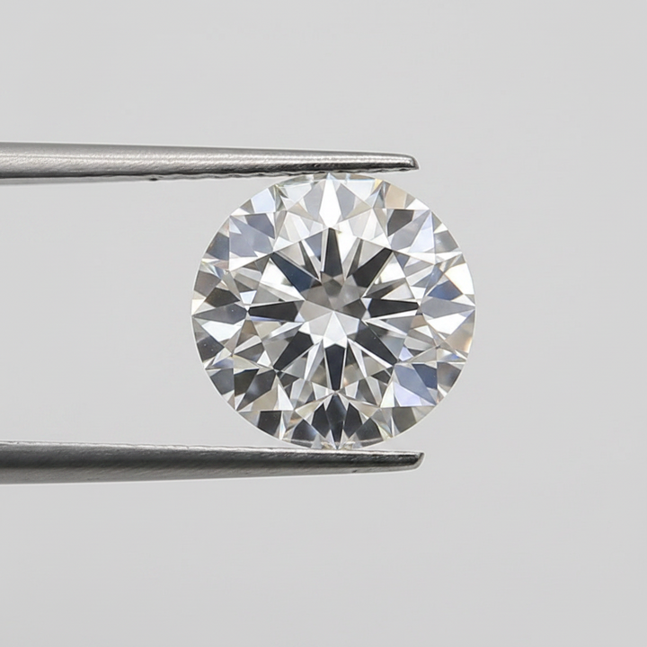 IGI Certified 3.01 Ct F Color VVS2 Round CVD Lab Grown Diamond