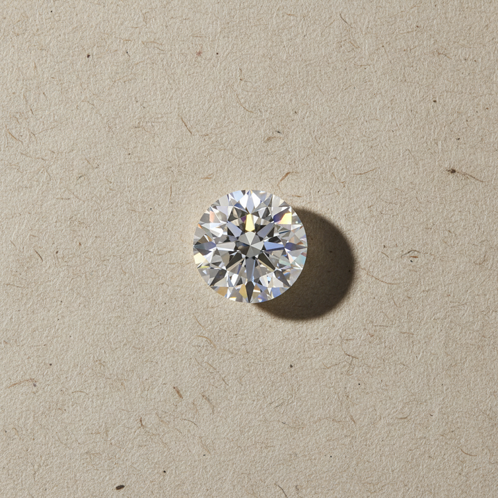 3.01 Carat Round F VVS2 CVD Lab Grown Diamond Excellent Cut IGI Certified