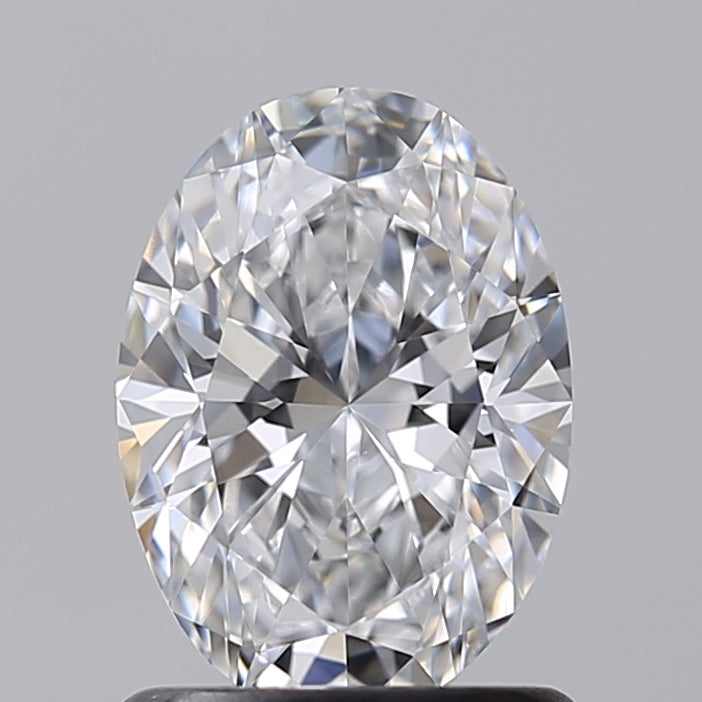 1.02 CT D Farge VVS2 Oval kuttet lab -dyrket diamant - IGI -sertifisert