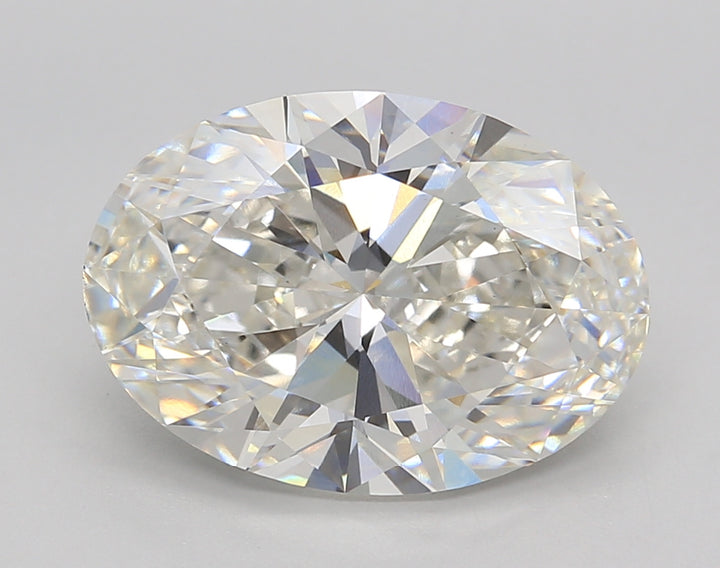 5.21 CT G Color VS1 Oval Cut Back -busted Diamond - IGI معتمد