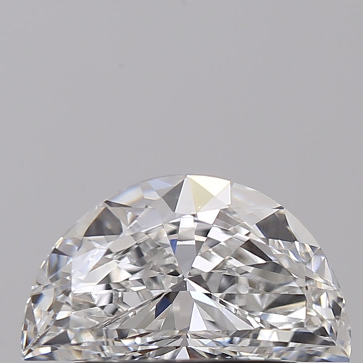 0,93 CT E Färg VS1 Half Moon Cut Lab -odlad diamant - Variation Certified