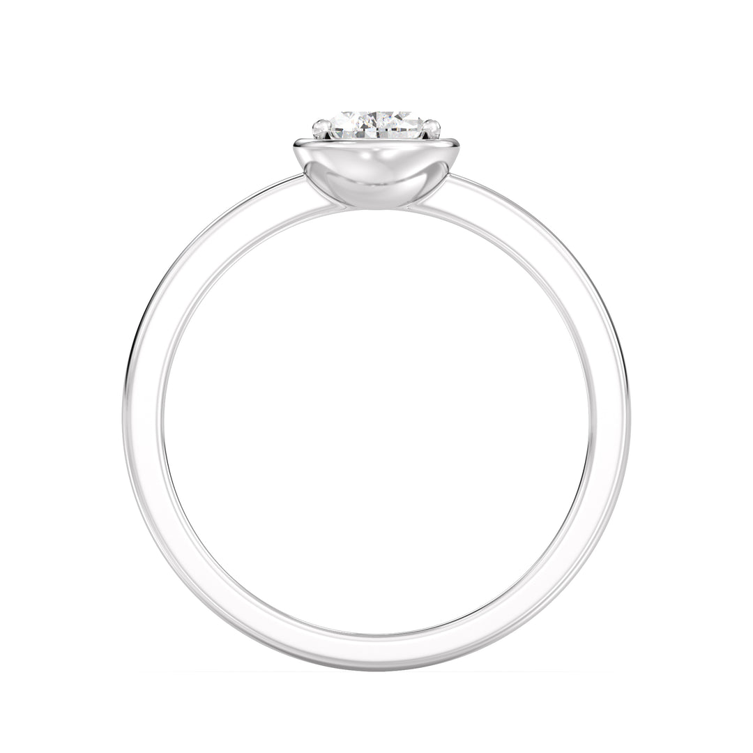 0.50 ct Pear-cut Solitaire Ring