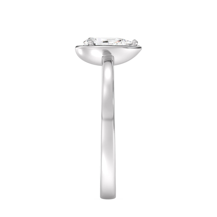 0.50 ct Pear-cut Solitaire Ring