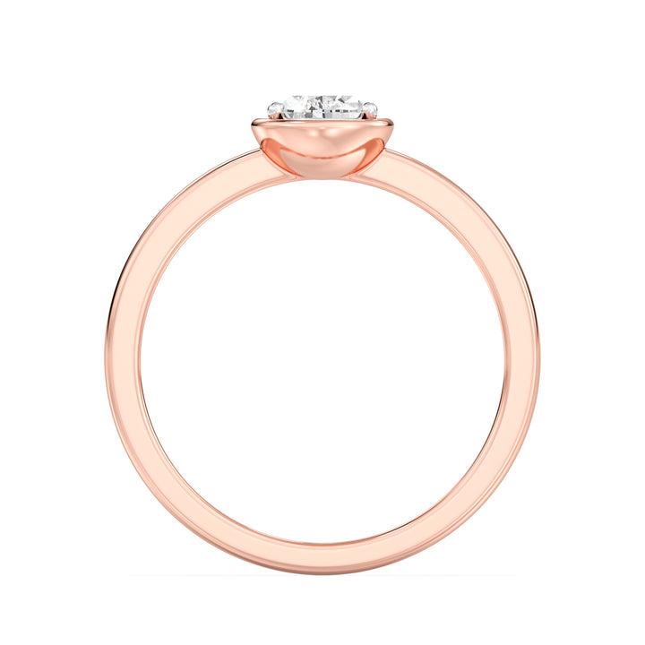 0.50 ct Pear-cut Solitaire Ring