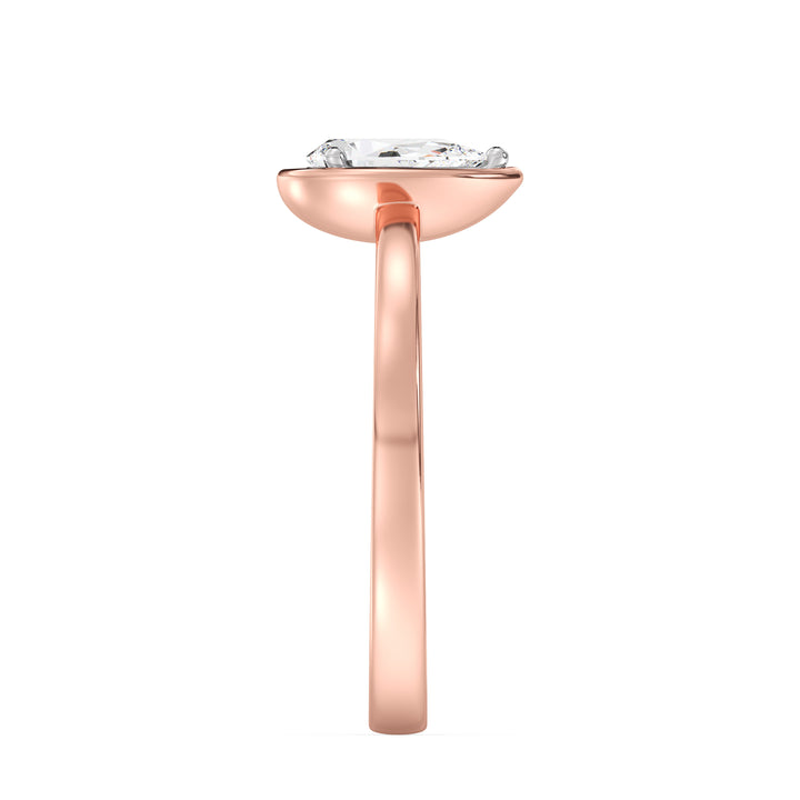 0.50 ct Pear-cut Solitaire Ring