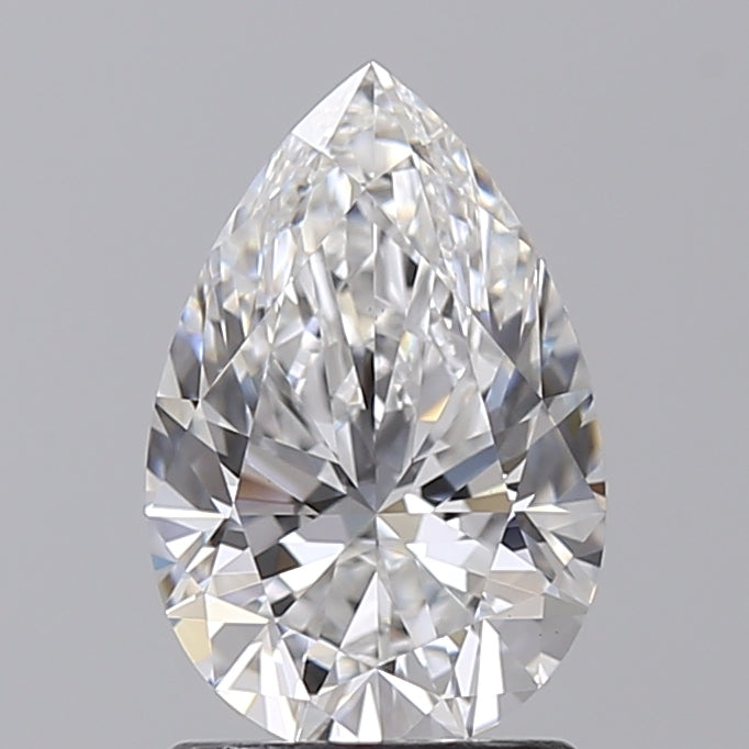 Pear Cut 1.54 CT Lab Grown Diamond, VS1 Clarity, D Color