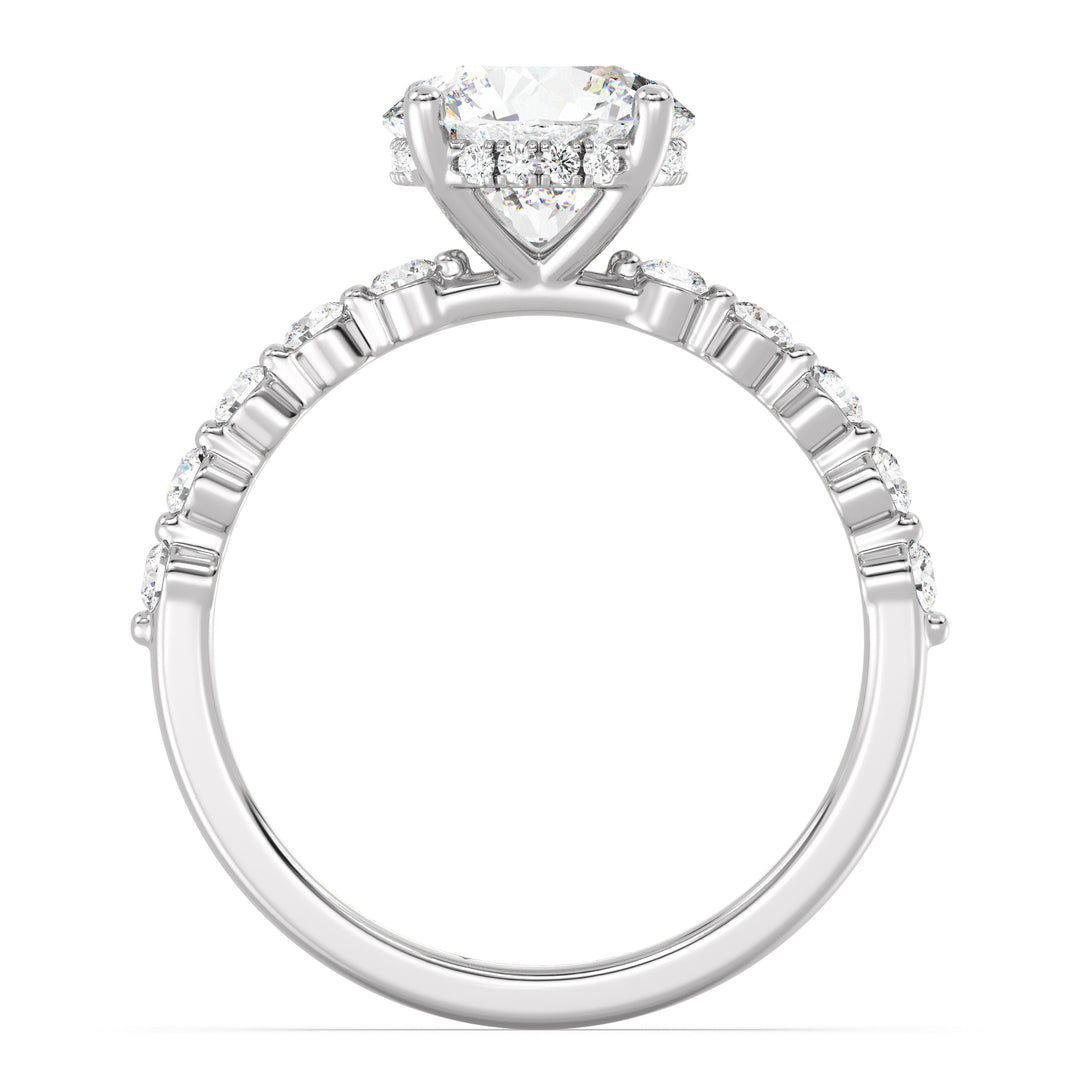 Round Engagement Ring