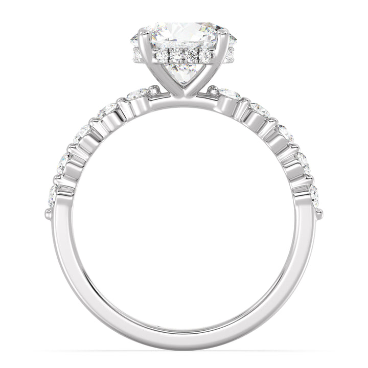 Round Engagement Ring