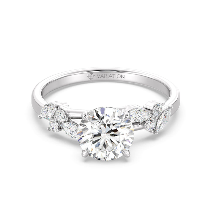 Round Engagement Ring