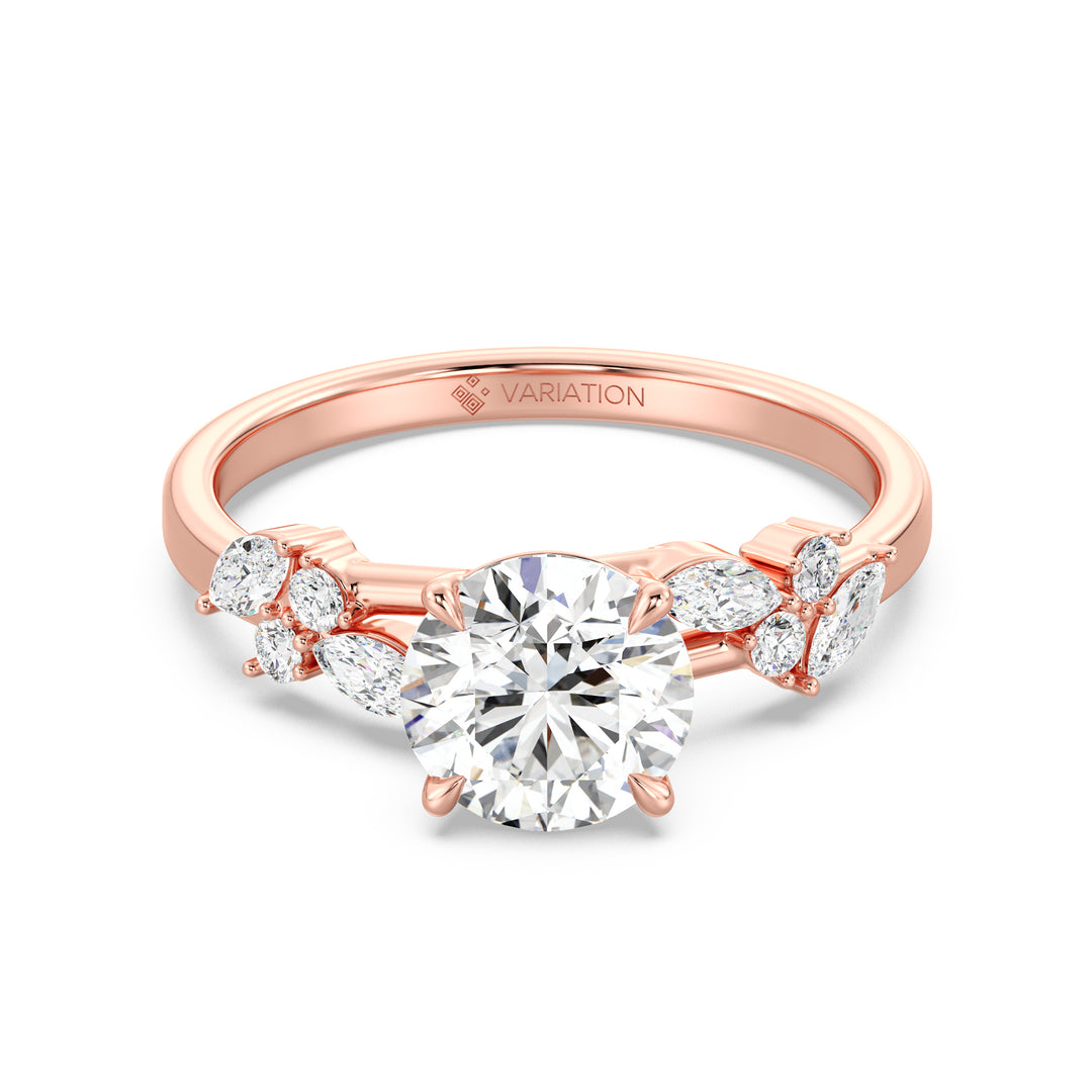 Round Engagement Ring