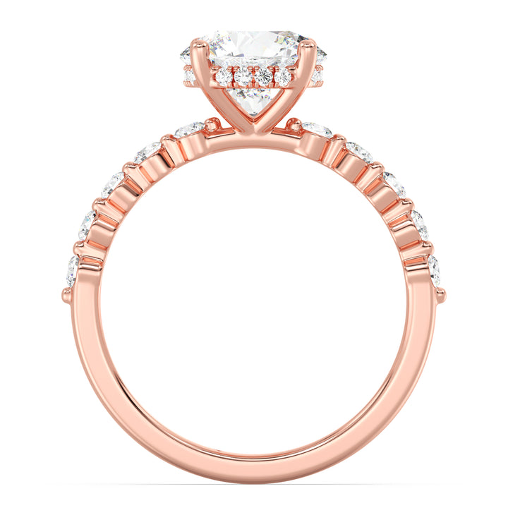 Round Engagement Ring