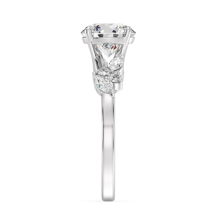 Round Engagement Ring