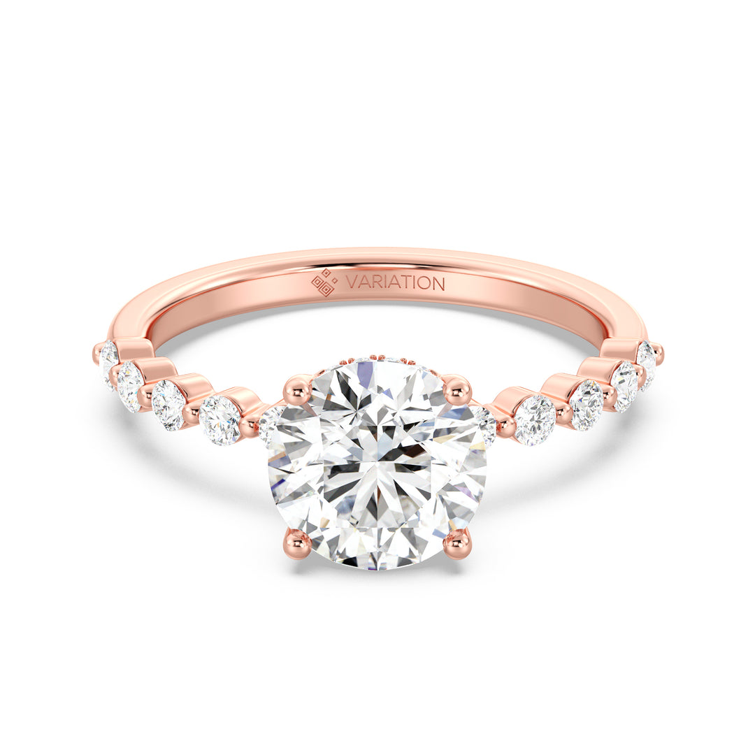 Round Engagement Ring